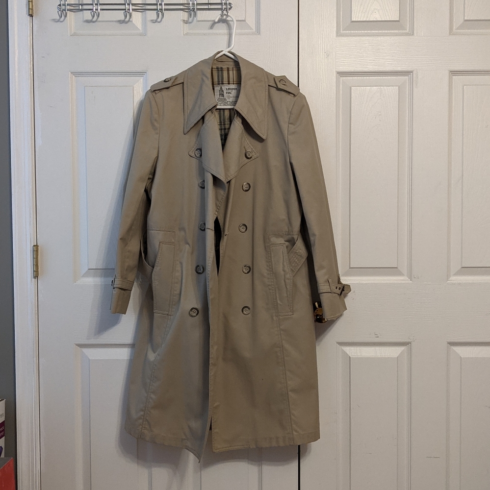 Vtg London Fog Tempo Europa Trench Coat